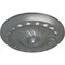 Ekena Millwork Flower Spiral Ceiling Medallion (Fits Canopies up to 2"), Hand-Painted Platinum, 12 1/4"OD x 2 1/4"P CM12FLPLS - alternate 3